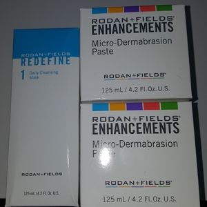 Daily cleansing mask  and microderm paste RF
